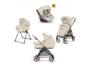 Inglesina Element Darwin 4in1 Pure Beige kombinált babakocsi