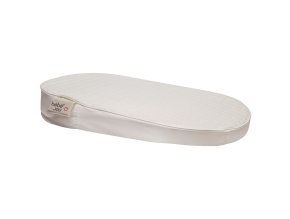 Fűtött steppelt pelenkázó alátét Quilted Waves hullámok, krémfehér