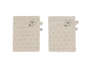 Frottír fürdő törlőkendő szett Bébé-Jou Tiny Sheep 2db