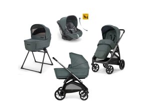 Új Inglesina Aptica Darwin Recline 4in1 Emerald Green kombinált babakocsi