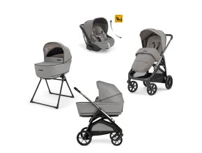 Új Inglesina Aptica Darwin Recline 4in1 Platinum Grey kombinált babakocsi