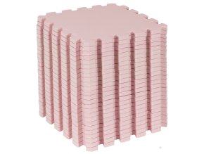 Puzzle habszivacs játszószőnyeg szett Light Pink 150x150cm