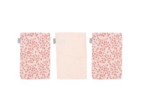 Muszlin törlőkendő bambusszal Bébé-Jou Leopard Pink 3ks