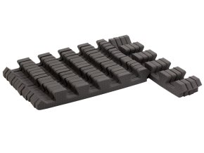 Cool Grey szegélyek habszivacs játszószőnyeghez 120x150cm