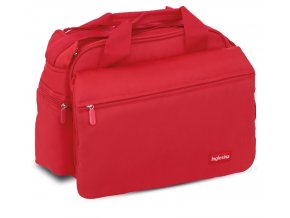 MY BABY BAG RED velmi prostorná přebalovací taška
