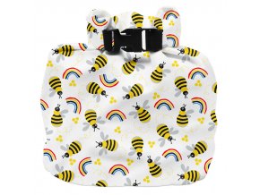 Vízhatlan pelenkatároló táska Honeybee Hive bambinomio