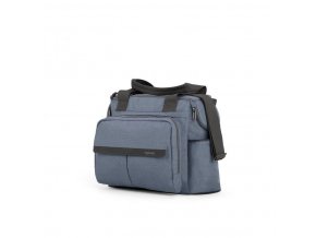 APTICA DUAL BAG ASB inglesina přebalovací taška velká s odnímatelným psaníčkem a přebalovací podložkou v modrošedé barvě