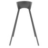 LUMA Pót fém lábak Dark Grey, set 4 db