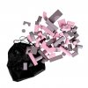 1000 71 40 Babydan Soft Blocks puha építőkockák, rózsaszín/levendula