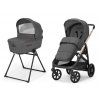 Inglesina Aptica Duo 2in1 Velvet Grey kombinált babakocsi fényes alváz