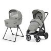 Új Inglesina Aptica Duo 2in1 Satin Grey kombinált babakocsi szürke