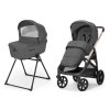 Új Inglesina Aptica Duo 2in1 Velvet Grey kombinált babakocsi grafit barna