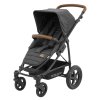 Koelstra Binque Daily sport babakocsi Denim Black Leather Look