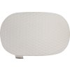 Fűtött steppelt pelenkázó alátét Quilted Waves hullámok, krémfehér