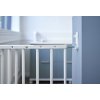 DogSpace Charlie extra magas  kapu 62-107cm, csavarozható, fehér fém