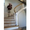 Magas biztonsági kapu lépcsőhöz BabyDan Mona, fa, 65-110 cm