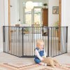 Univerzális térkorlát BabyDan CombiFit L, fekete