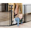 Univerzális térkorlát BabyDan CombiFit XXL, fekete