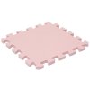 Puzzle habszivacs játszószőnyeg szett Light Pink 150x150cm