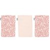 Muszlin törlőkendő bambusszal Bébé-Jou Leopard Pink 3ks