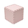 Puzzle habszivacs játszószőnyeg szegéllyel Light Pink 92x122 cm