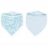 Kék Bandana nálkendő 2 db Bébé-jou Leopard Blue