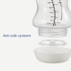 Difrax széles anti-colic S-cumisüveg, ezüst, 310 ml