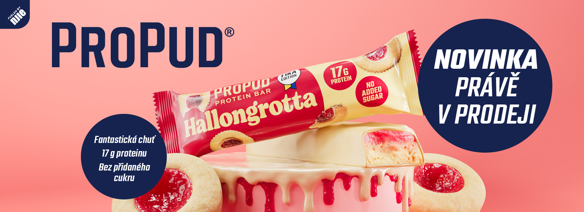 propud proteinový tyčinka hallongrotta