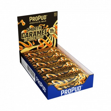 12 x ProPud Proteinová tyčinka - Smooth Caramel 55g