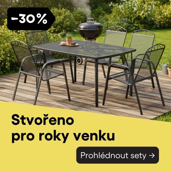 Zahradní sety kovové