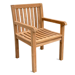 Dřevěné zahradní židle a křesla