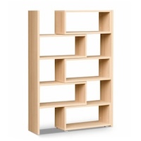 Knihovny a regály dub