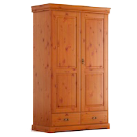 Dřevěné šatní skříně