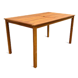 Dřevěné zahradní stoly a stolky