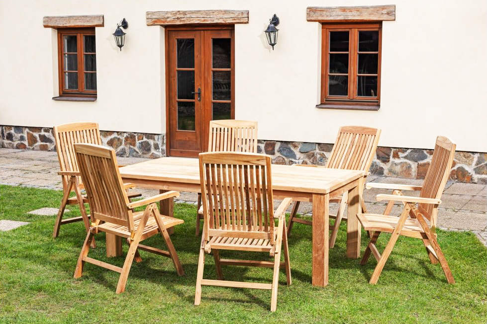 Zahradní nábytek T189 teak set 1+6