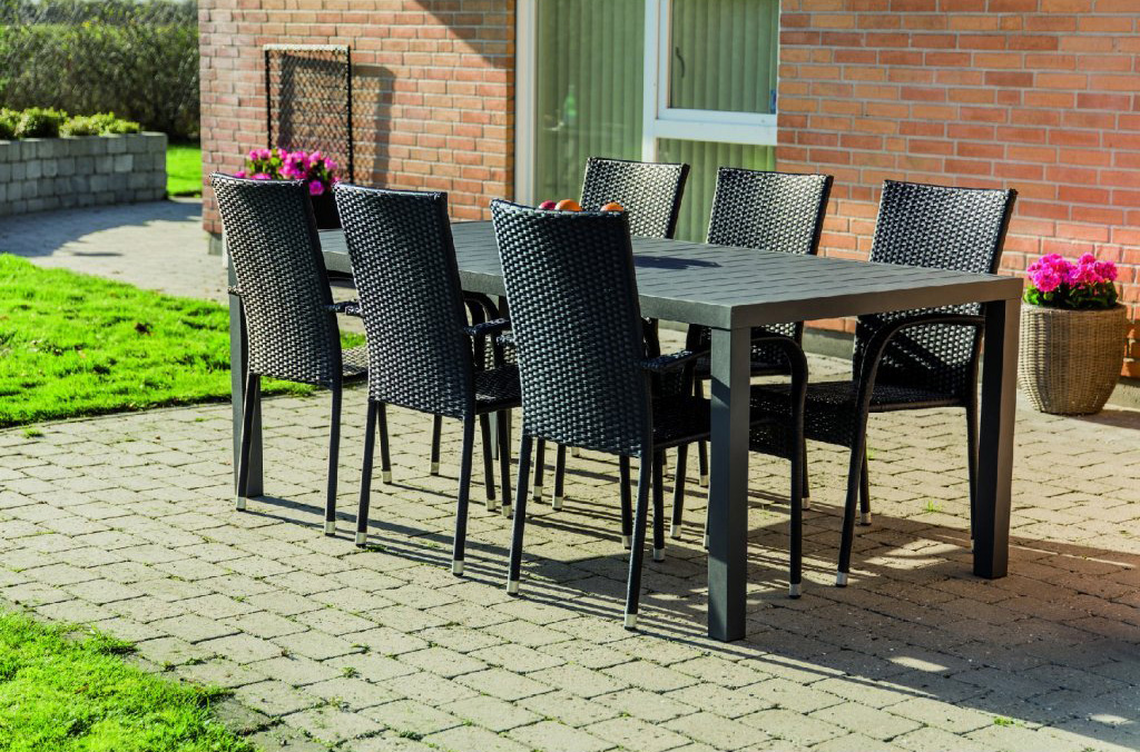 Zahradní sestava pro 6 osob DT254 antracit