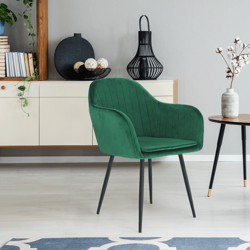 Designové křeslo, smaragdová Velvet látka, ZIRKON2