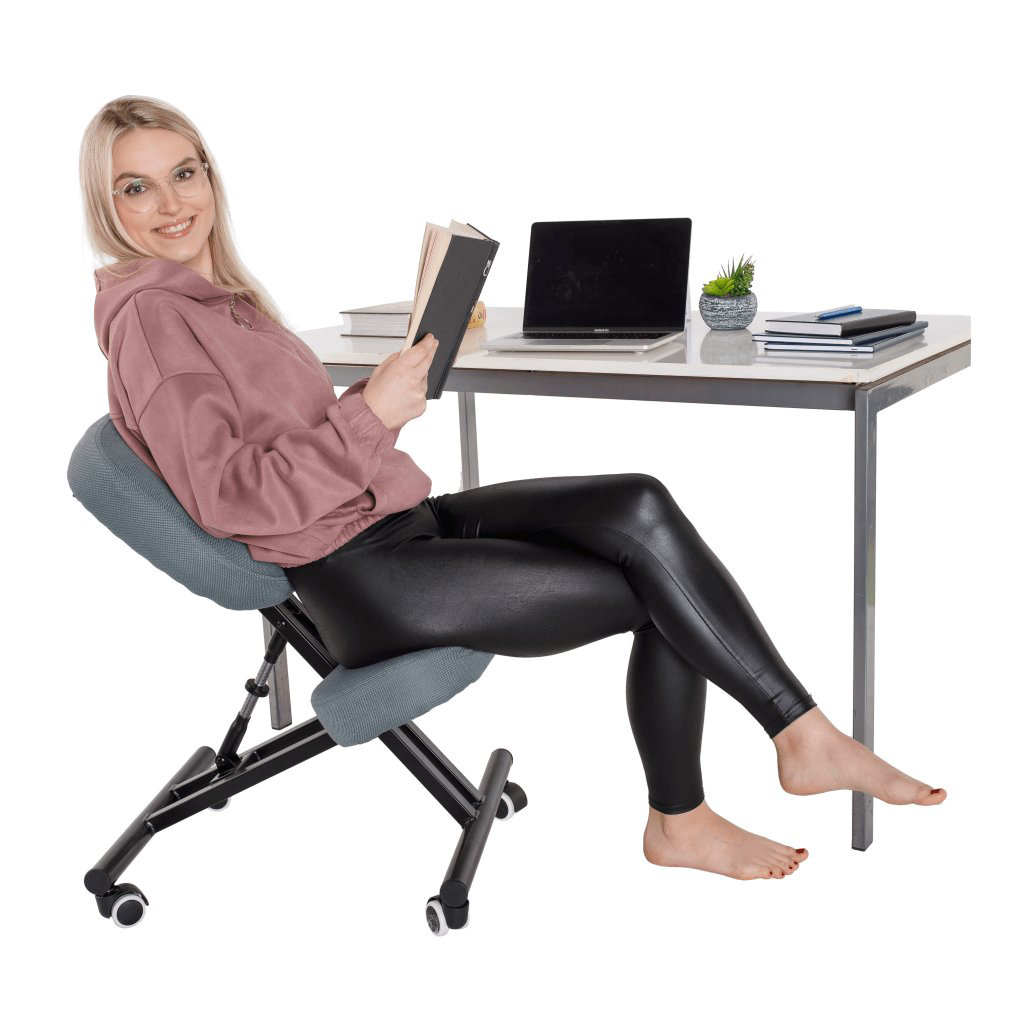Ergonomická klekačka, světle černá, KILIAN