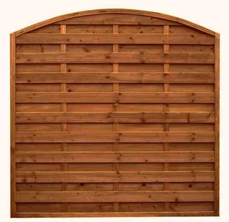 Zástěna SAN REMO 45 x 1800 x 1800 mm, hnědá impregnace