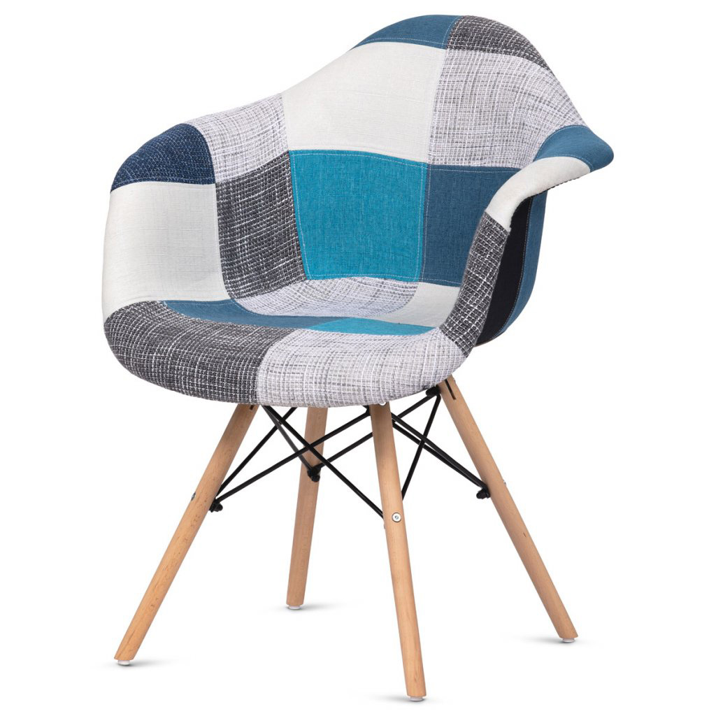 Jídelní židle látka patchwork CT-768 PW2