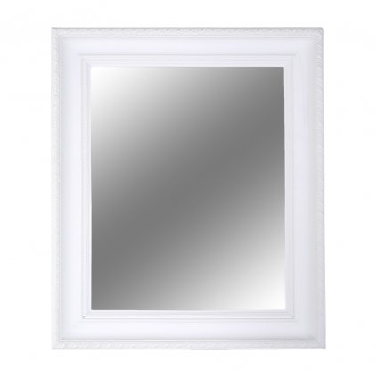 Zrcadlo v bílém provedení s dřevěným rámem TYP 2 TK2200