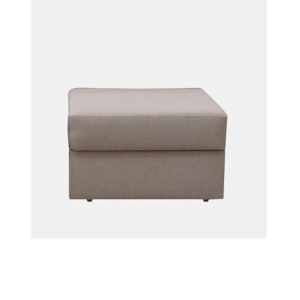 Samostatný taburet béžové barvy k sedací soupravě TK263