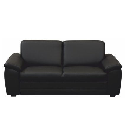 Prostorný trojsed v černém provedení ekokůže s velkým množstvím barevných variant TK230