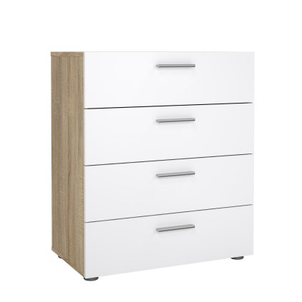 Komoda PEPE 70501 oak/bílý lesk