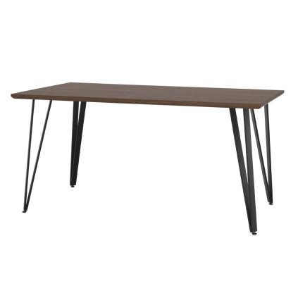 Jídelní stůl, 150 cm, dub / černá, FRIADO-2
