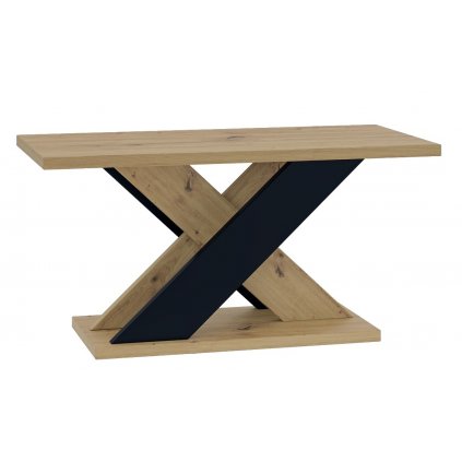 Konferenční stolek PRAVIA artisan/černá