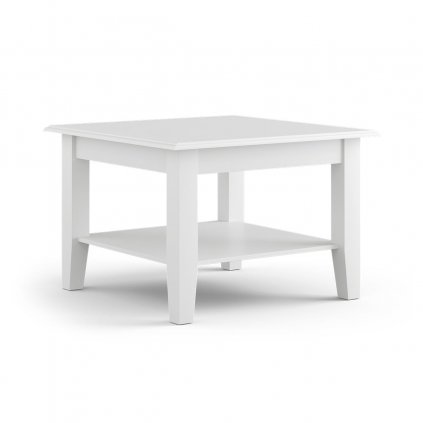 Malý stolek z bílé borovice Belluno Elegante