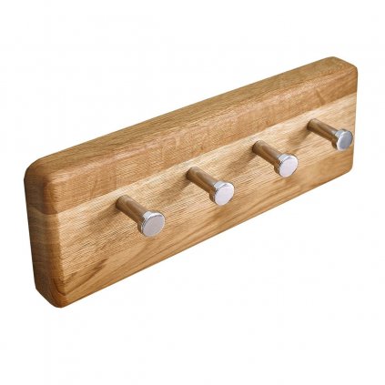 Malý dubový věšák na klíče Gialo