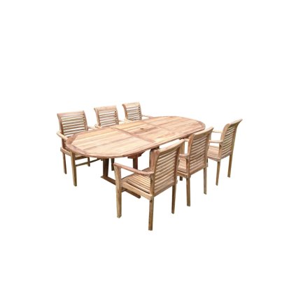 Zahradní nábytek T121 I. teak set 1+6