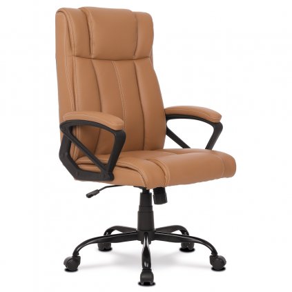 Židle kancelářská krémová ekokůže KA-Y386 CRM